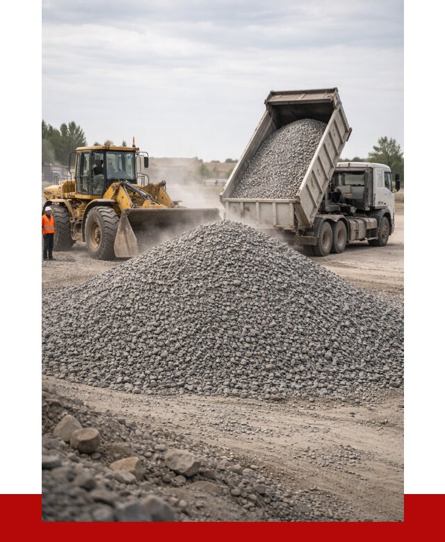 Купить щебень с доставкой в Железногорске от 2555 руб. | ПРОНЕРУДЖлк