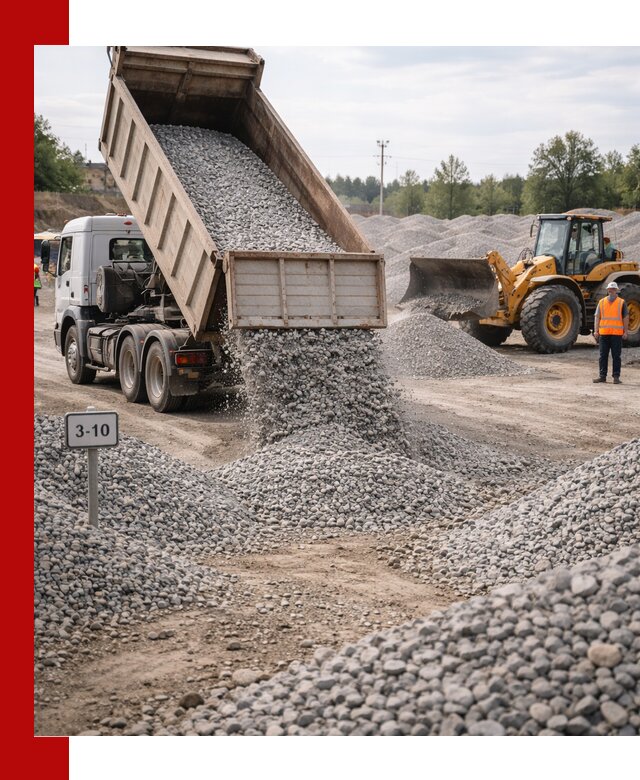 Гранитный щебень фракции 3–10: доставка и продажа в Железногорске
