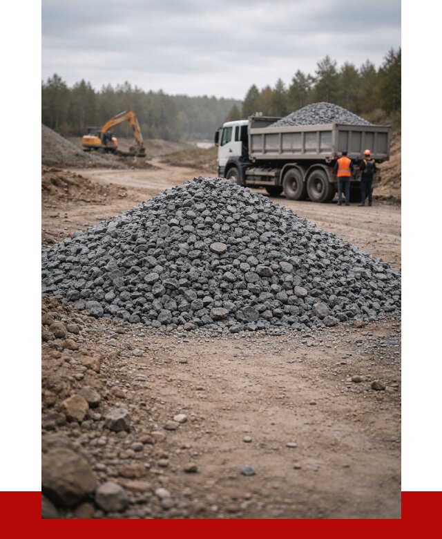 Щебень габбро диабаз фракция 40-70 в Железногорске от 2249 р-ПРОНЕРУДЖлк