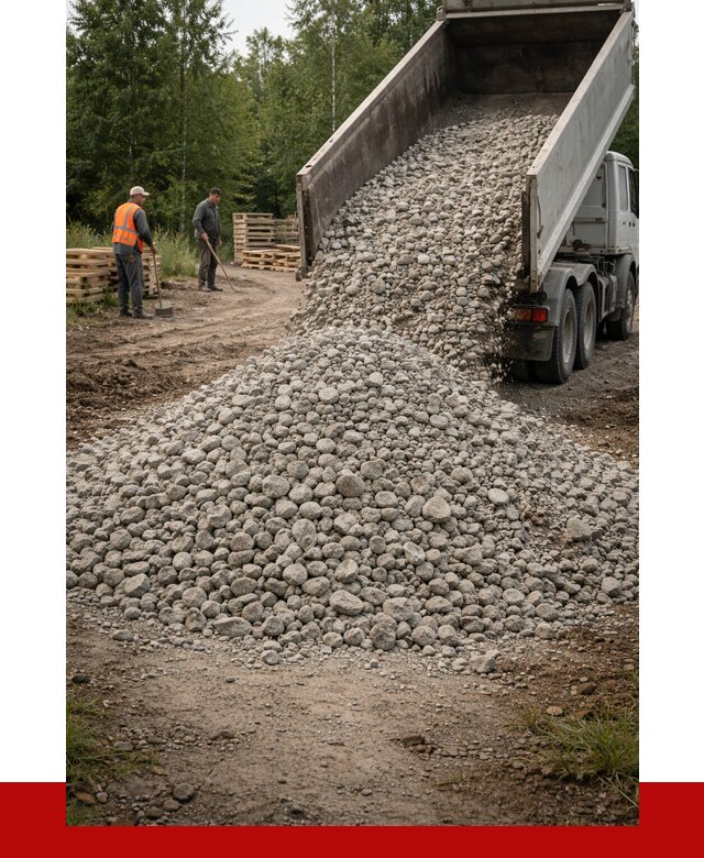 гравийный щебень фракция 70-120 в Железногорске от 2504 р. ПРОНЕРУДЖлк