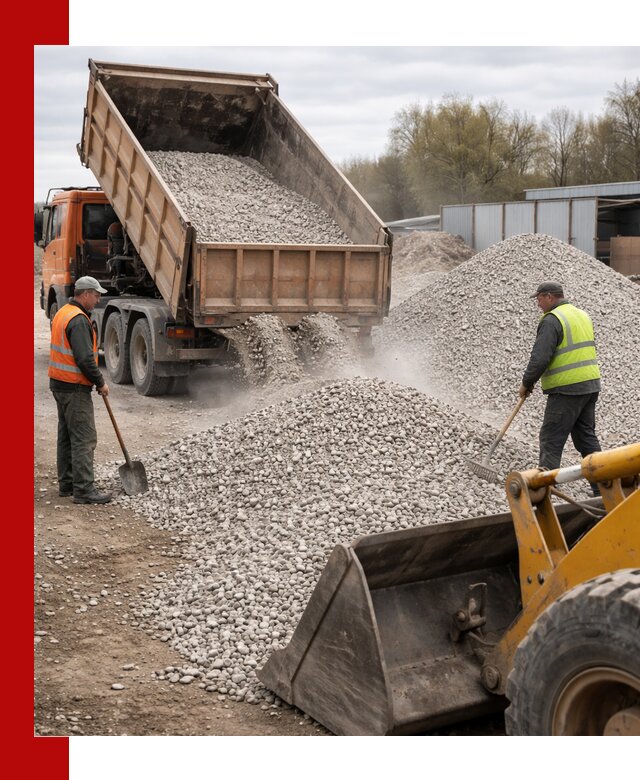 Доломитовый щебень фракции 5-20 с доставкой в Железногорске