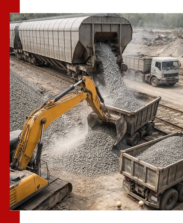 Доставка железнодорожного щебня в Железногорске крупными партиями быстрого отгруза