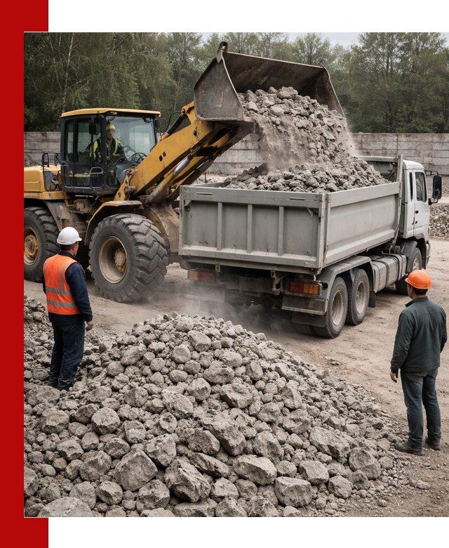 Вторичный щебень фракция 70–150 в Железногорске с доставкой