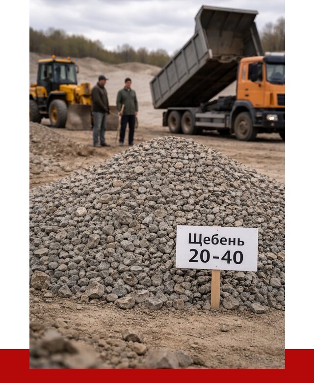 Бетонный щебень фракция 20-40 в Железногорске от 2504 р. | ПРОНЕРУДЖлк