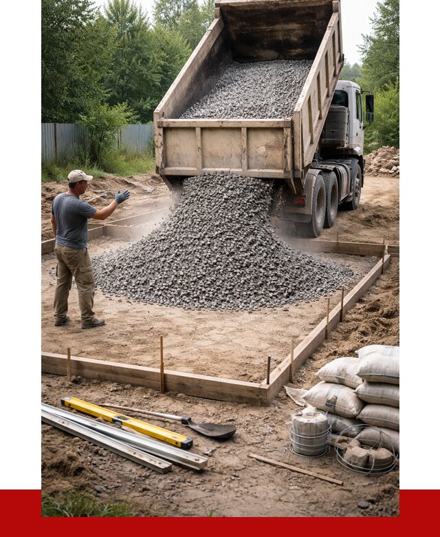 Купить щебень для фундамента в Железногорске от 4599 р. | ПРОНЕРУДЖлк