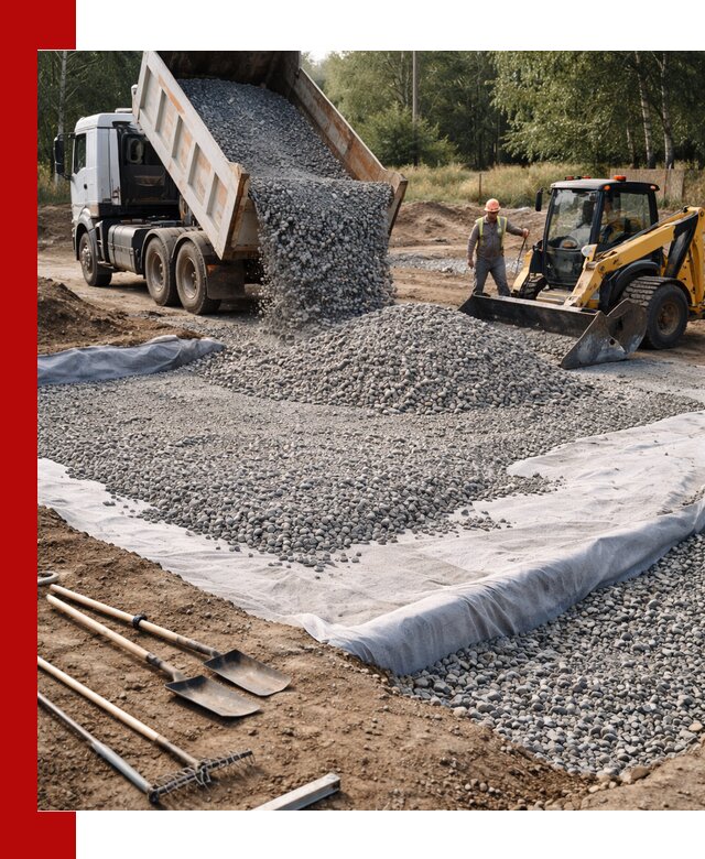 Щебень для фундамента с доставкой в Железногорске