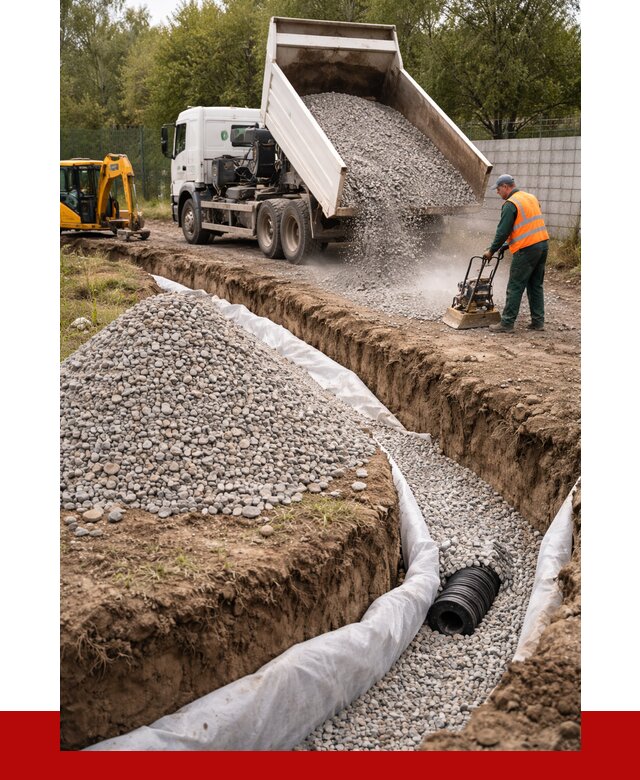 Щебень для дренажа в Железногорске от 1891 р., ПРОНЕРУДЖлк доставка