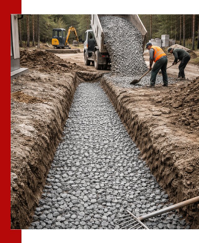 Щебень для дренажа с доставкой в Железногорске высокого качества