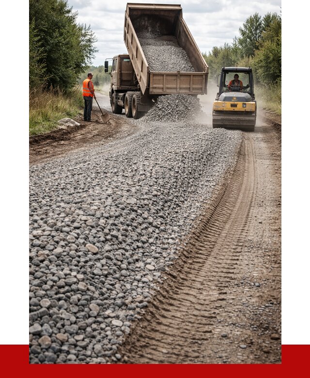Щебень для отсыпки дороги в Железногорске от 2760 р. ПРОНЕРУДЖлк