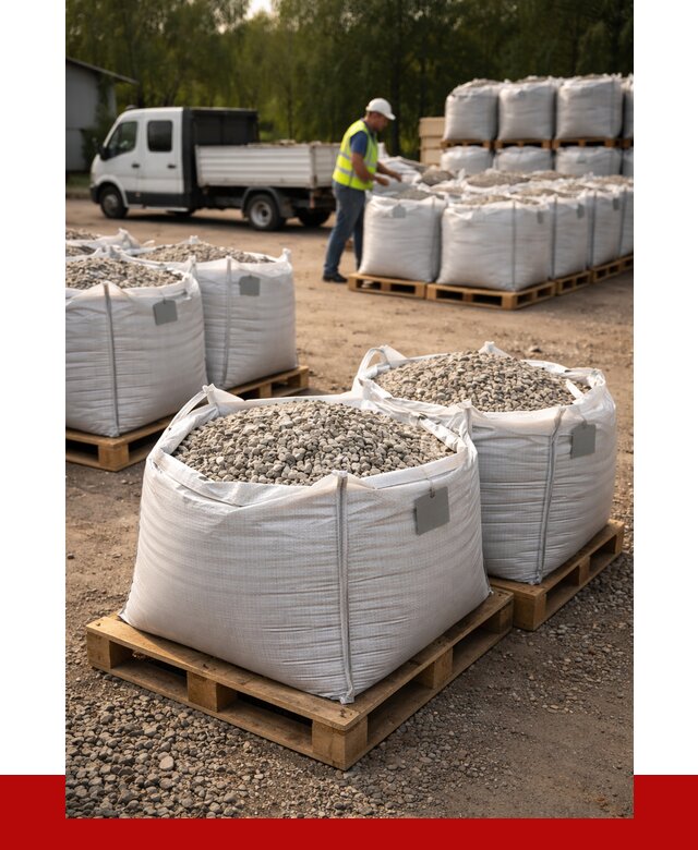 Щебень в мешках с доставкой в Железногорске от 4293 р. | ПРОНЕРУДЖлк