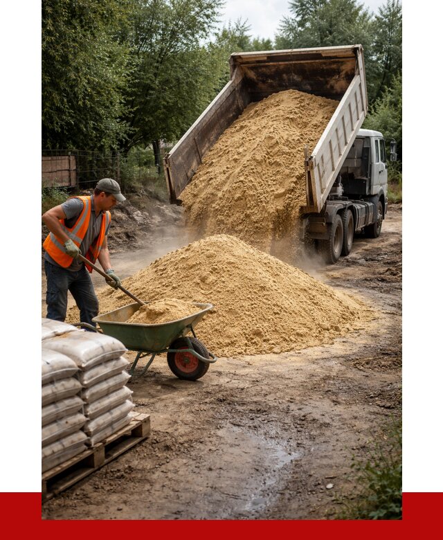 Купить песок с доставкой в Железногорске от 1840 р. | ПРОНЕРУДЖлк