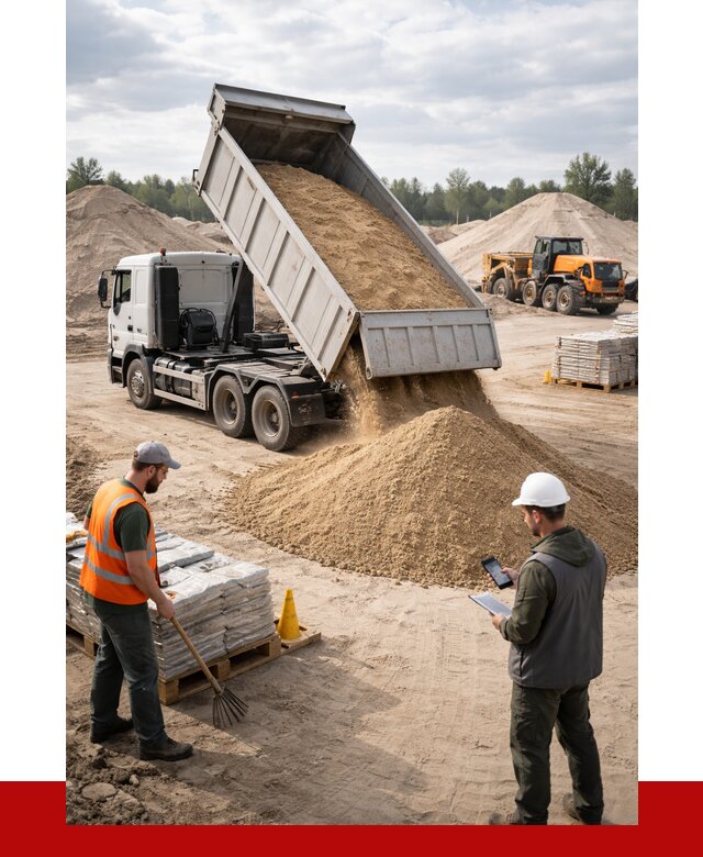 Карьерный песок с доставкой в Железногорске от 3680 р. ПРОНЕРУДЖлк