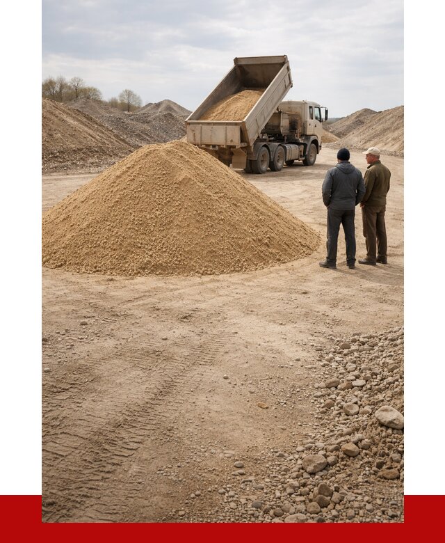 Карьерный песок крупнозернистый в Железногорске от 8688 р | ПРОНЕРУДЖлк