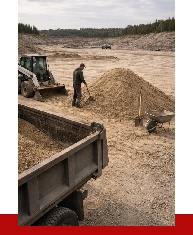 Карьерный песок среднезернистый в Железногорске, от 2249 р. ПРОНЕРУДЖлк