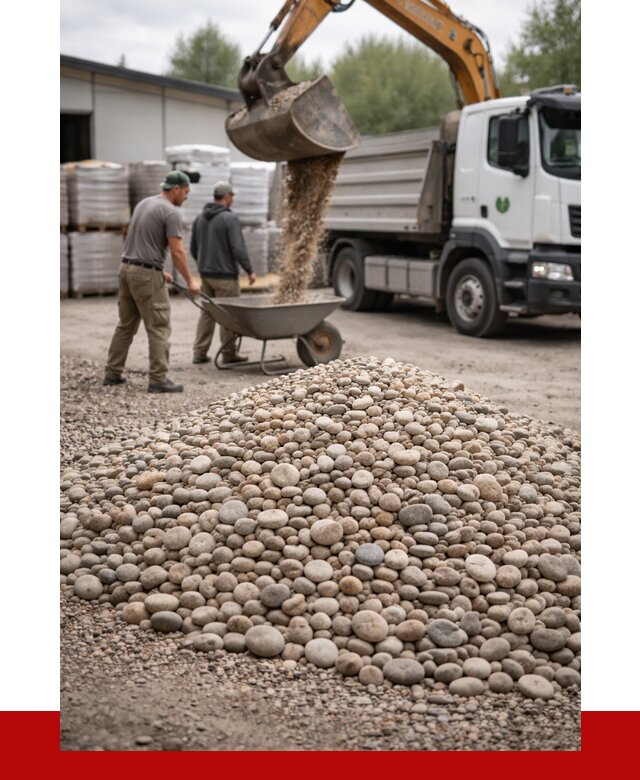 Галька декоративная в Железногорске от 3271 р. за куб | ПРОНЕРУДЖлк