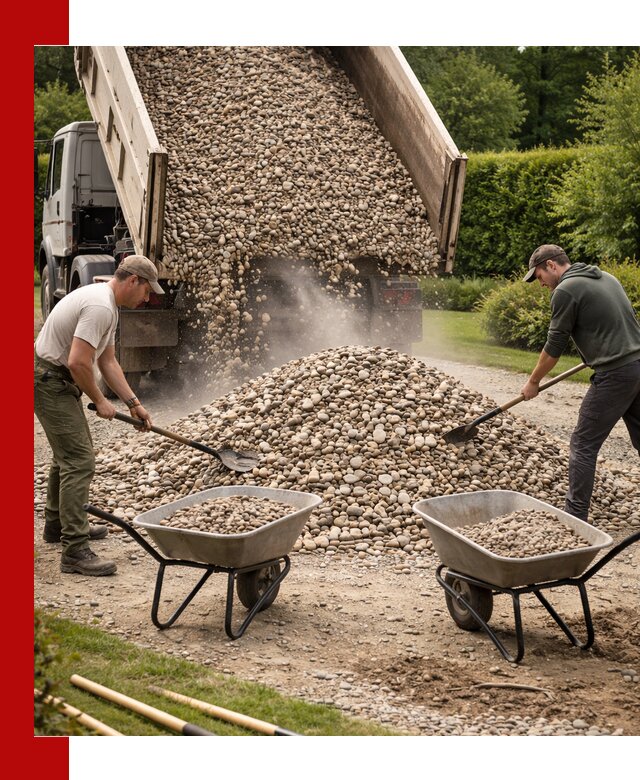 Доставка и продажа декоративной гальки в Железногорске