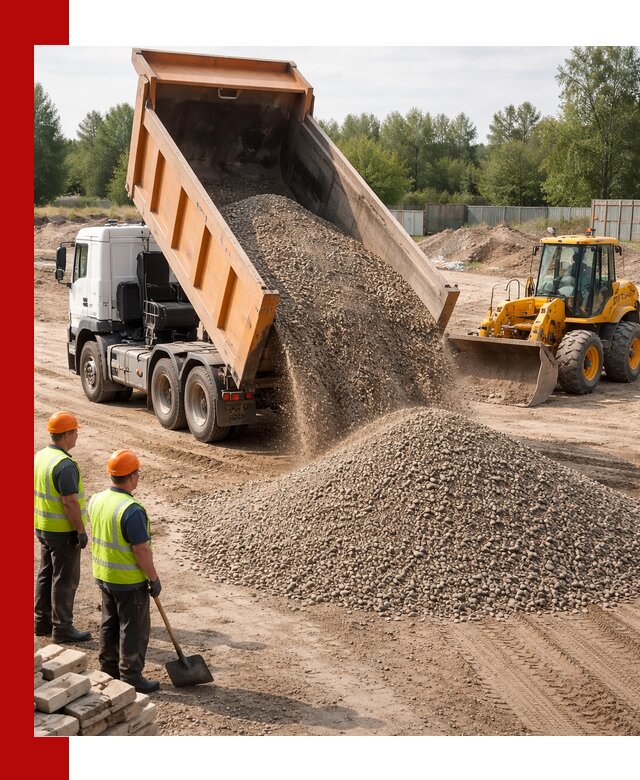 Доставка щебёночно-песчаной смеси ЩПС С7 в Железногорске