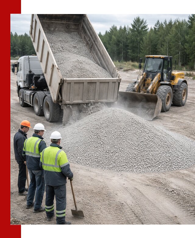 Известняковый отсев 0-5 доставка в Железногорске быстро и выгодно
