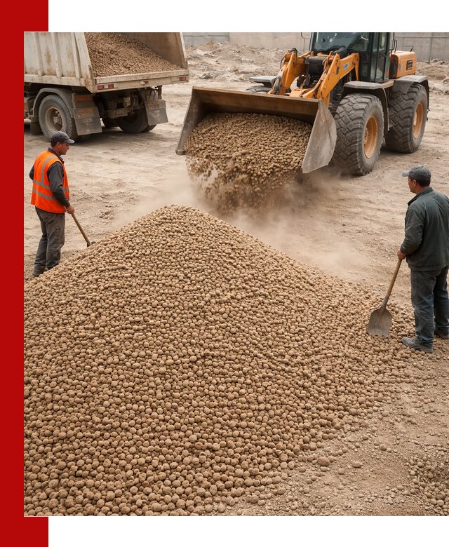 Керамзит фракция 10-20 с доставкой в Железногорске