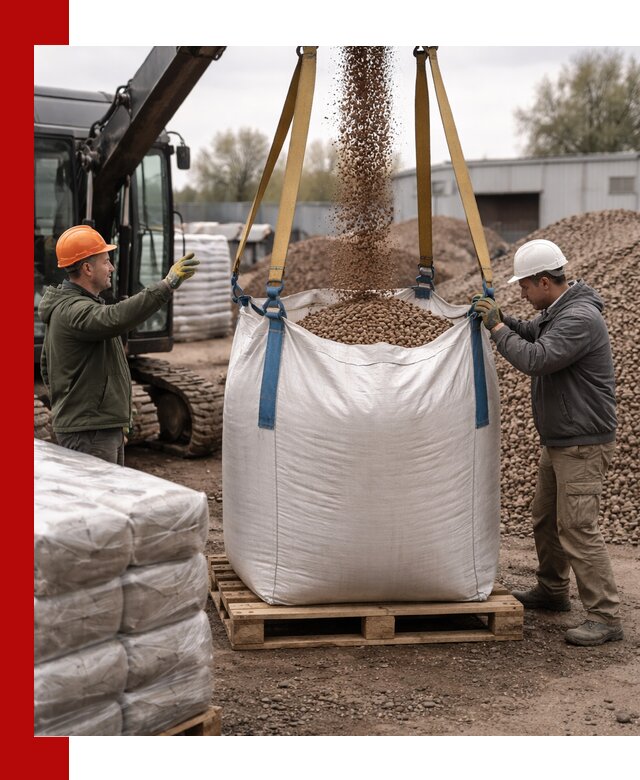 Керамзит в биг-бегах с доставкой в Железногорске