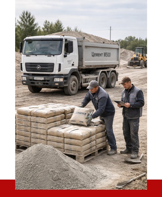 Купить цемент м500 с доставкой в Железногорске от 5315 р. | ПРОНЕРУДЖлк