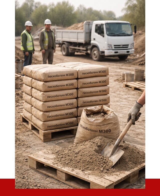 Пескобетон М300 в Железногорске с доставкой от 4753 р. за куб | ПРОНЕРУДЖлк