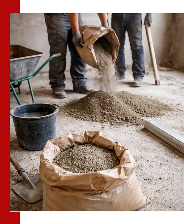 Доставка сухой смеси для стяжки в Железногорске