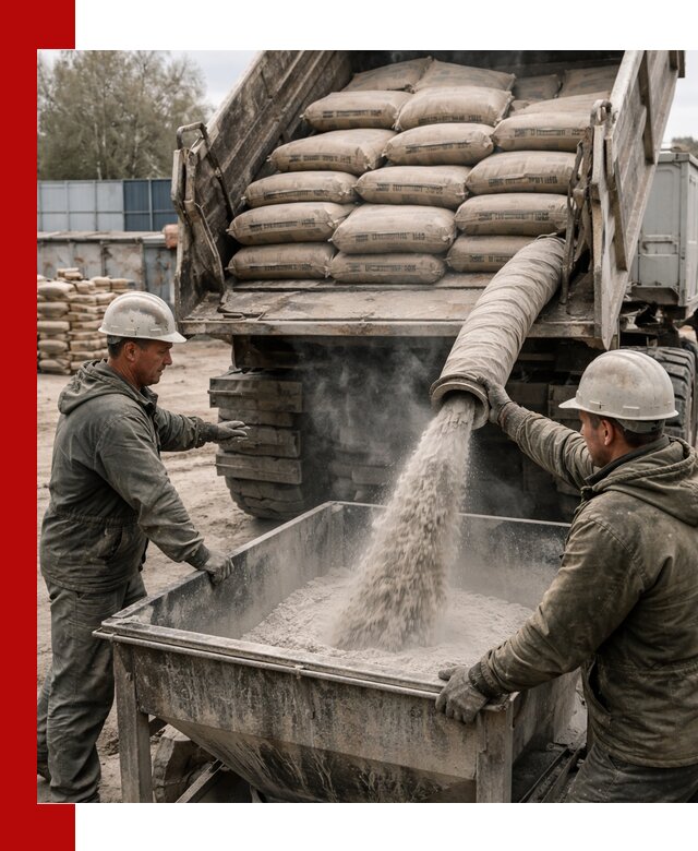 Доставка цемента М400 в Железногорске оптом и в розницу