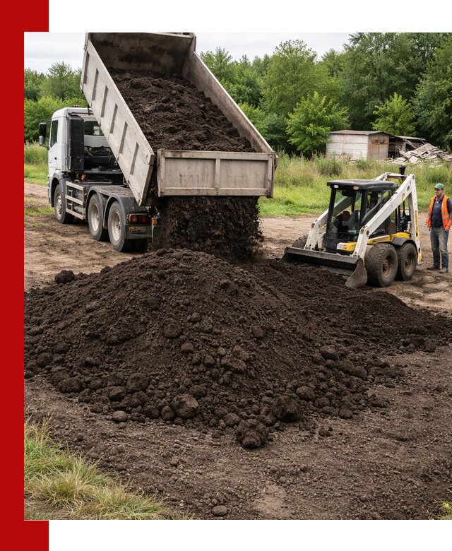 Поставка плодородной земли с доставкой самосвалом в Железногорске