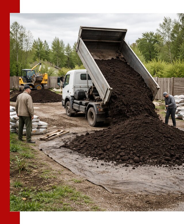 Доставка качественного почвогрунта в Железногорске оптом и в розницу