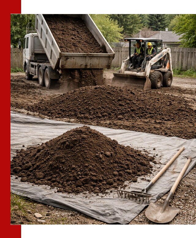 Грунт для отсыпки участка с доставкой в Железногорске