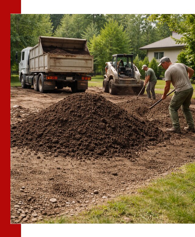 Доставка и укладка грунта для газона в Железногорске