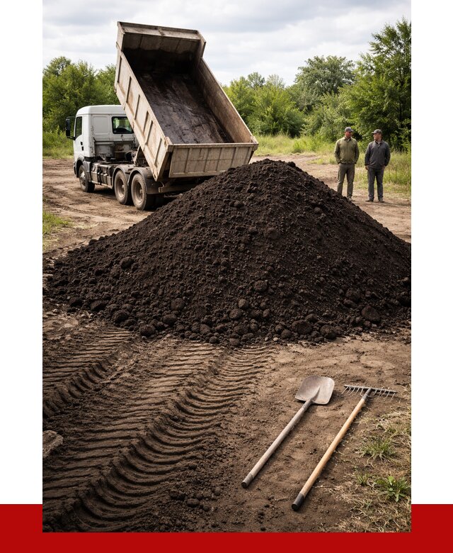Купить чернозем навалом в Железногорске от 1227 р. за куб | ПРОНЕРУДЖлк