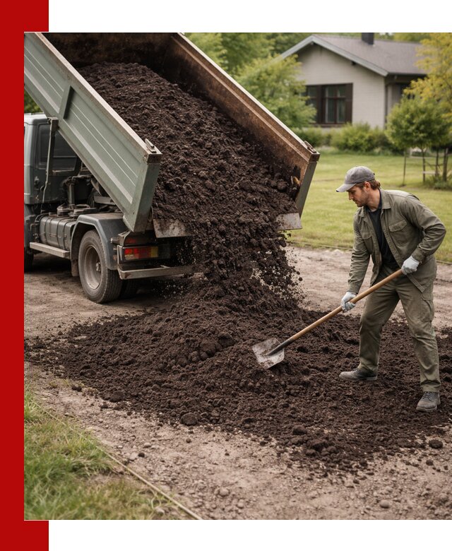 Чернозем для газона с доставкой в Железногорске быстро и качественно