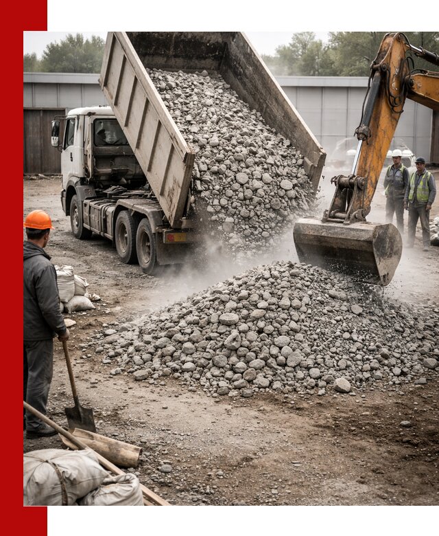 Доставка дробленого бетона в Железногорске оптом и в розницу