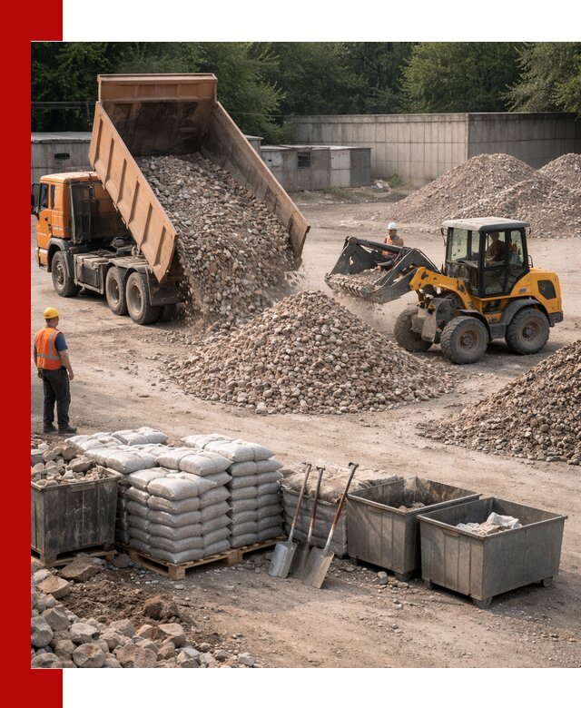 Вторичные материалы для отсыпки в Железногорске — поставка и доставка