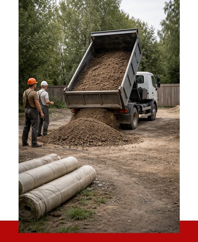 Доставка сыпучих материалов самосвалом в [cvi] от 4293 р. | ПРОНЕРУДЖлк