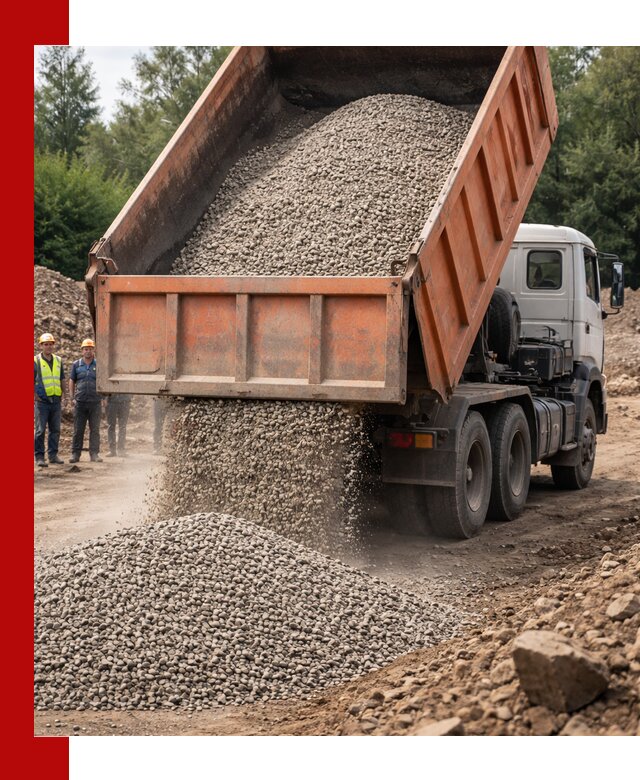 Доставка сыпучих материалов самосвалом в Железногорске быстро и надежно