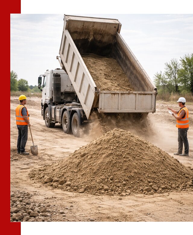 Доставка самосвалом 15 кубов в Железногорске за город и по городу