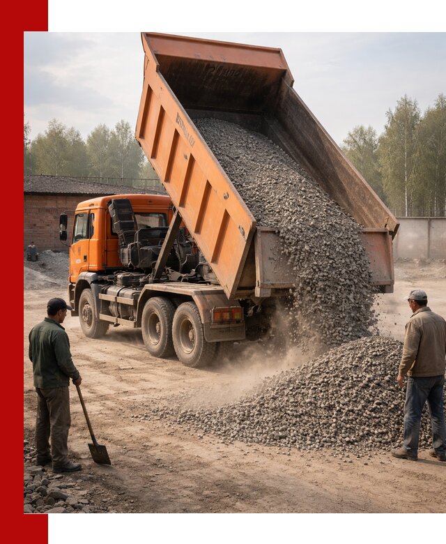 Доставка самосвалом 20 м3 в Железногорске быстро и надежно