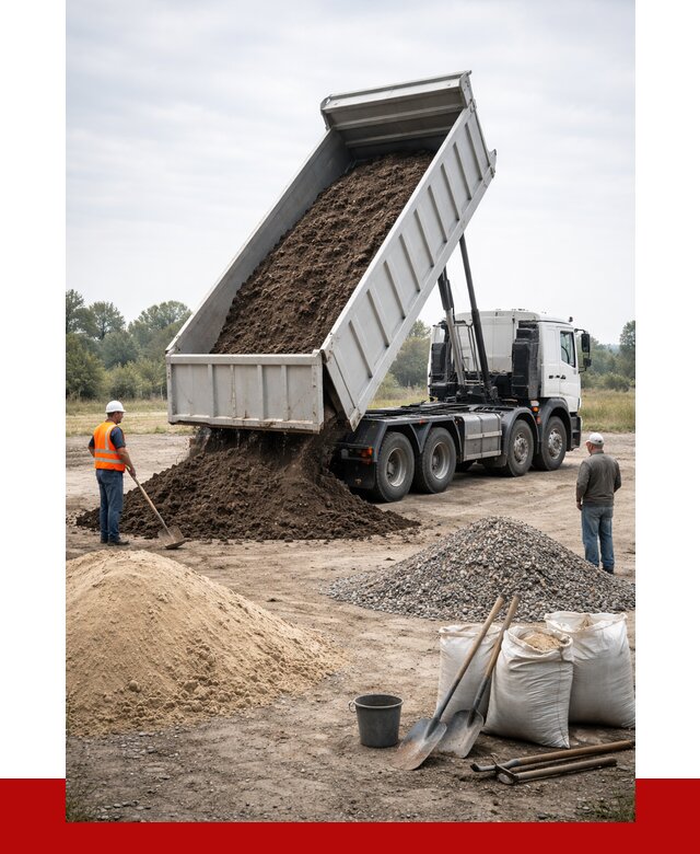 Доставка самосвалом 30 кубов в Железногорске от 8688 р. | ПРОНЕРУДЖлк