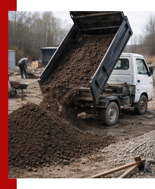 Аренда минисамосвала в Железногорске для доставки сыпучих материалов