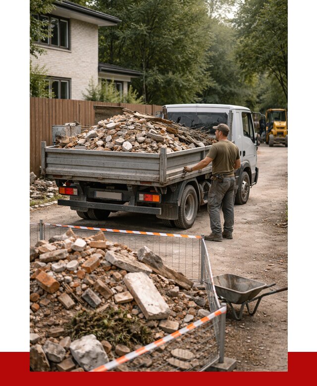 Вывоз строительного мусора с погрузкой в Железногорске от 7666 р | ПРОНЕРУДЖлк