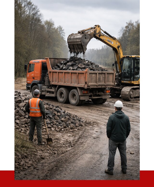 Вывоз асфальта в Железногорске от 4599 р. самосвалом ПРОНЕРУДЖлк