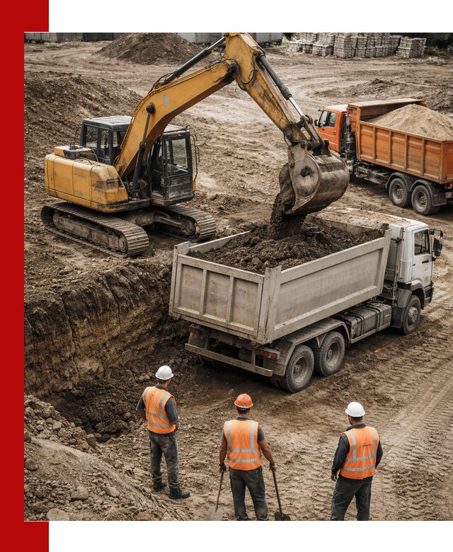 Разработка грунта для строительства и благоустройства в Железногорске