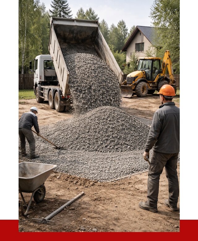 Отсыпка участка щебнем в Железногорске от 6644 р. ПРОНЕРУДЖлк