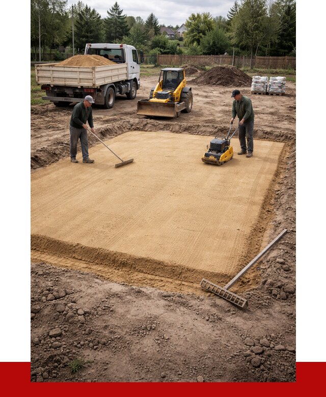 Устройство песчаной подушки в Железногорске от 4599 р. ПРОНЕРУДЖлк